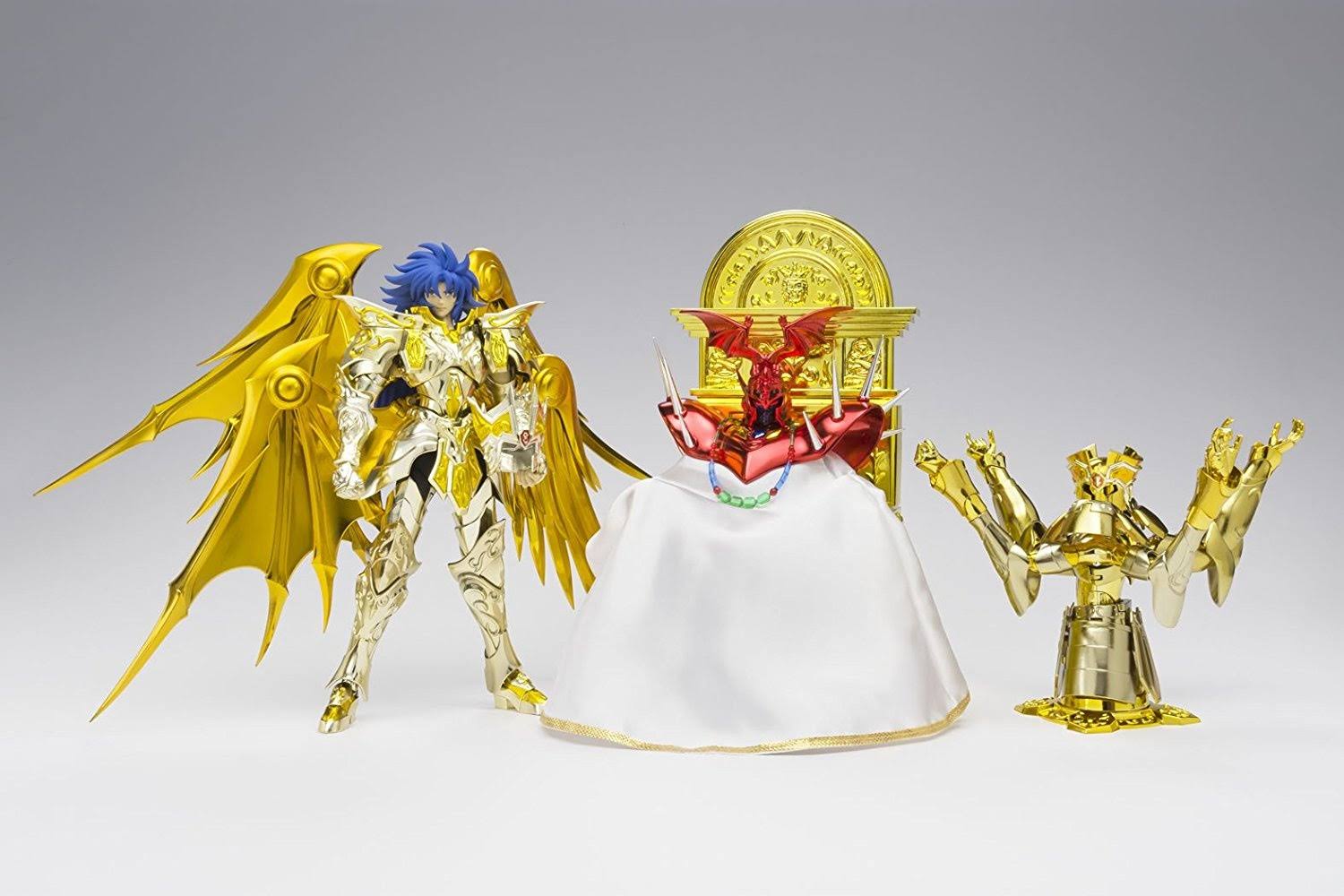 Bandai Myth Saint Seiya Cloth EX Soul of Gold Gemini Saga God Cloth Premium Set