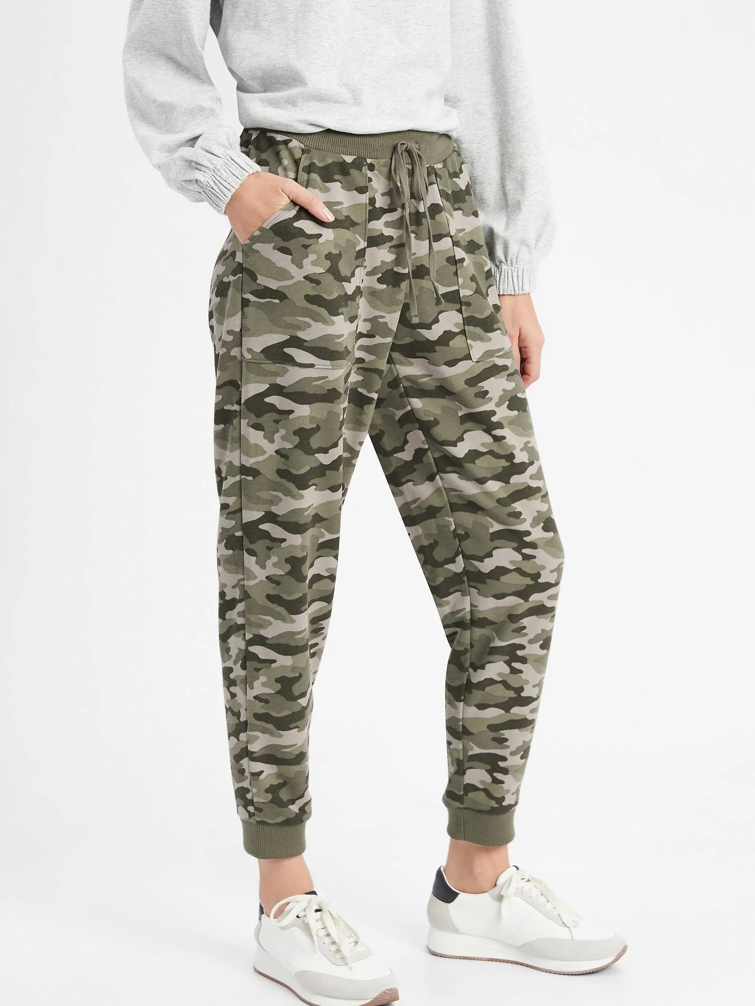 Women's Knit Terry Jogger Pant Green