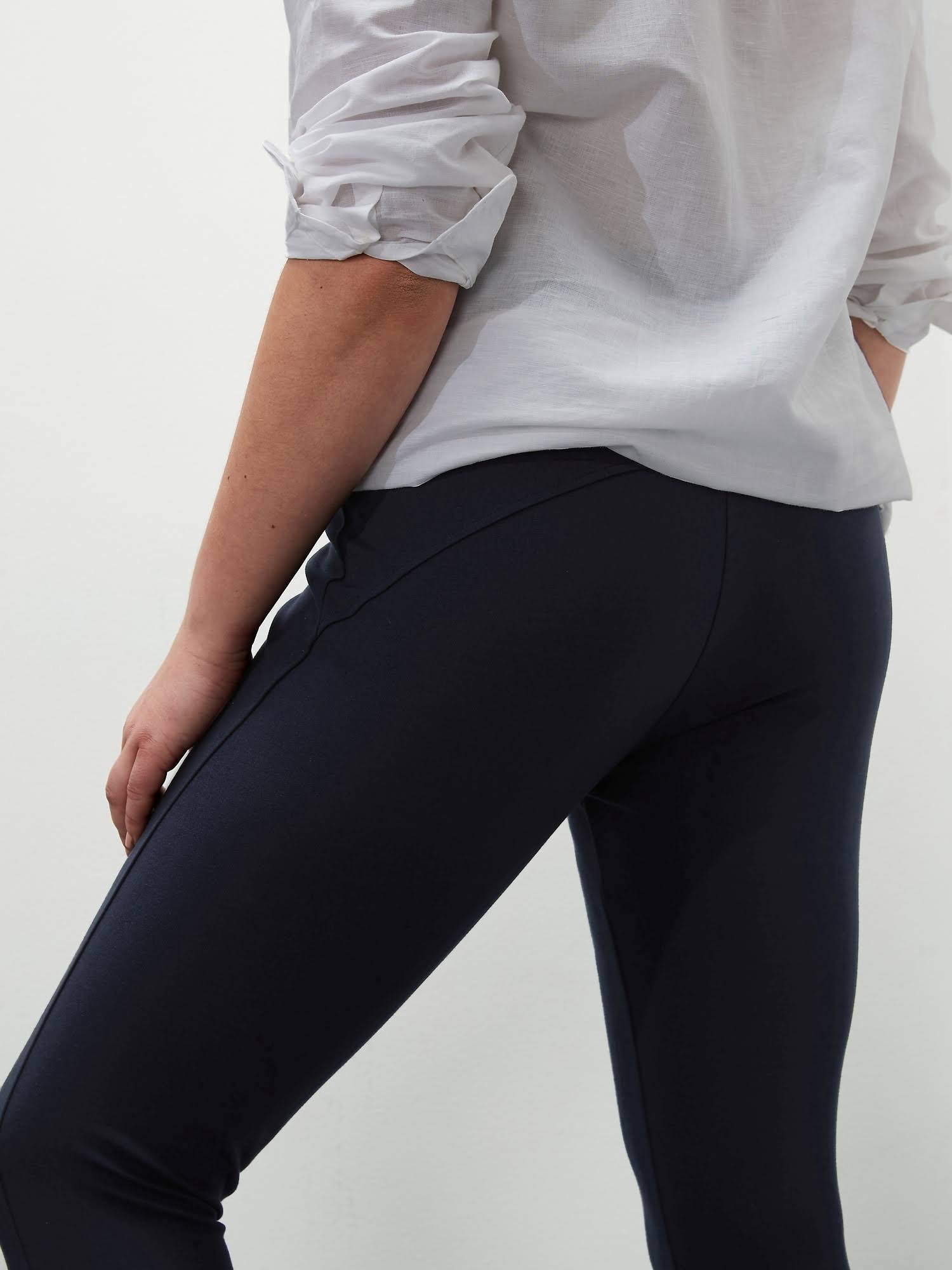 Banana Republic Women's High-Rise Ponte 7/8 Legging Navy Size XXL