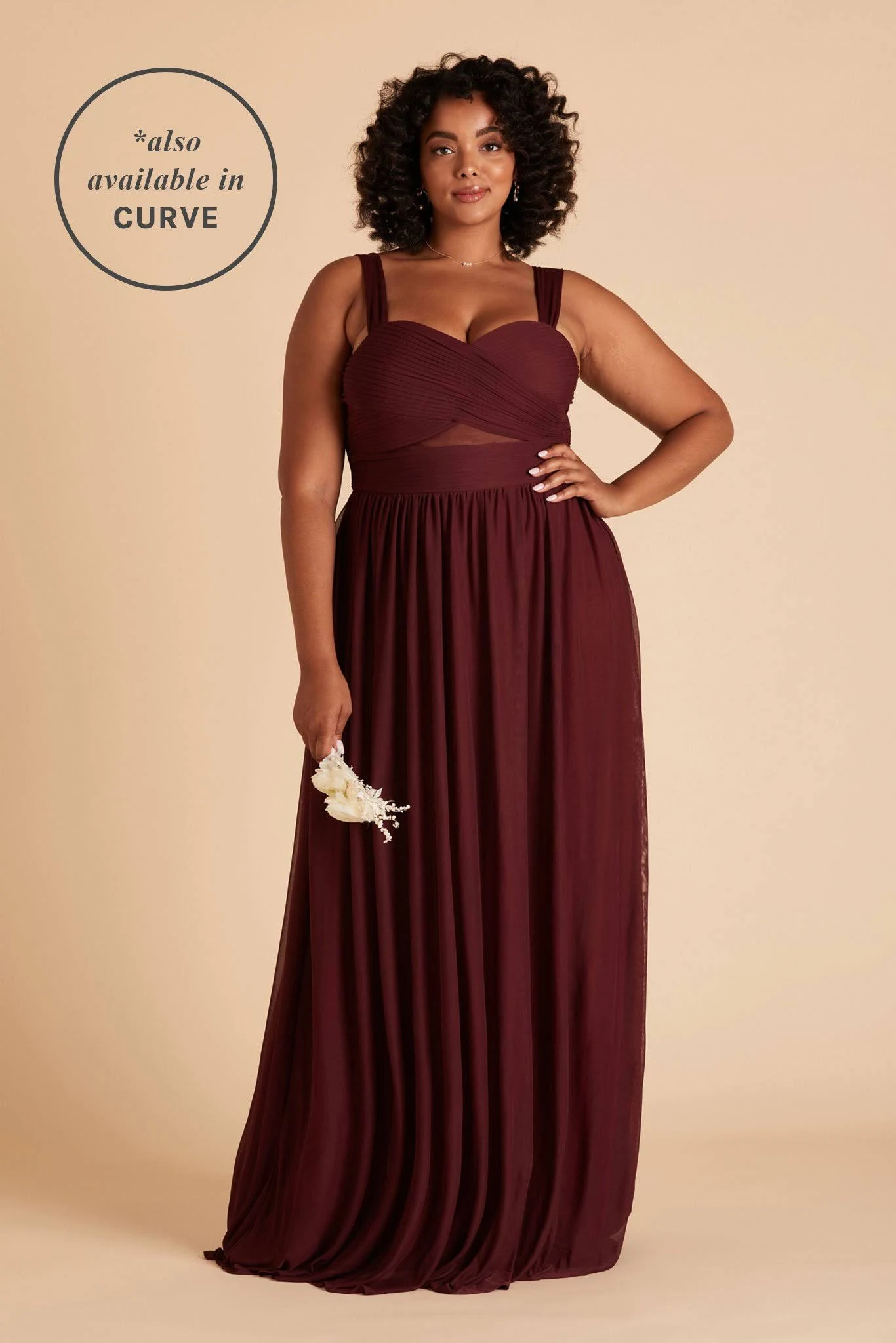 Birdy Grey Elsye Bridesmaid Dress in Cabernet XL / Cabernet