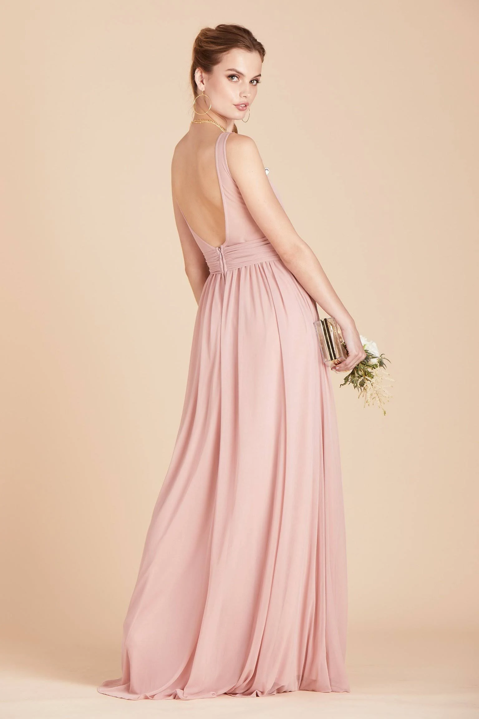 Birdy Grey Jan Bridesmaid Dress in Rose Quartz S / Rose Quartz