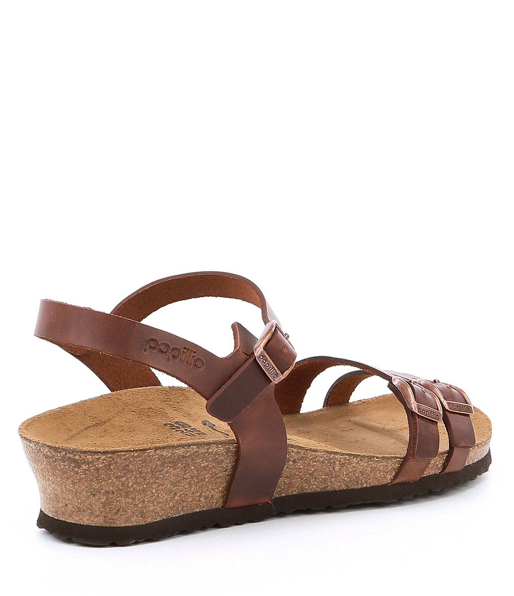 Birkenstock Women's Lana Sandal - 41 - Cognac