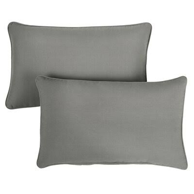Julio Aruba Rectangular Sunbrella Pillow Cover & Insert Birch Lane Color: Charcoal Gray