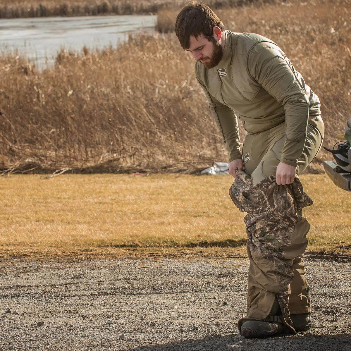Banded Base Layer Bottom - Spanish Moss