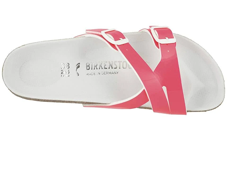 Birkenstock Women's Yao Hex Patent Birko-Flor Slide Sandals - 9M