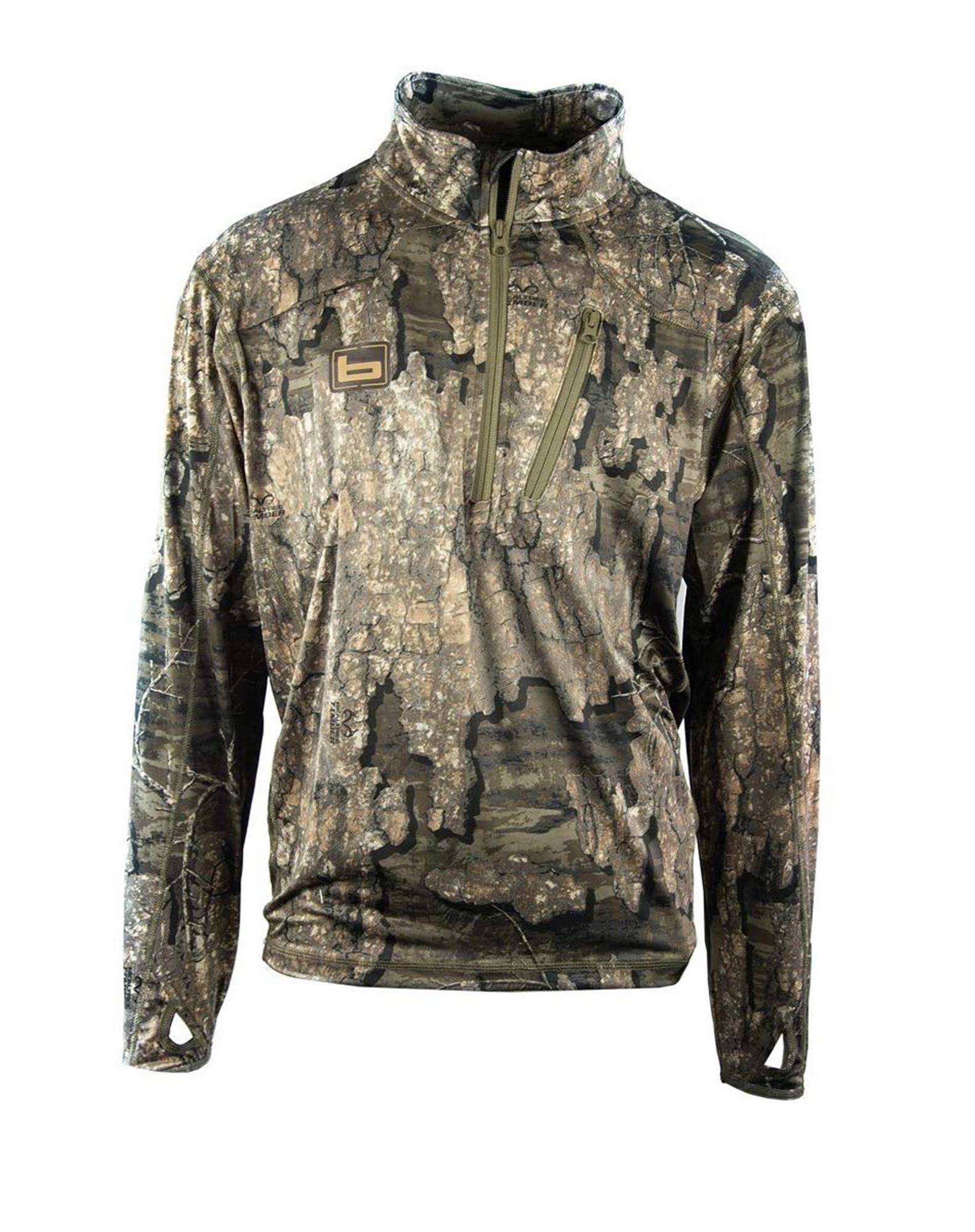 Banded Tech Stalker 1/4 Zip Pullover - Size 2XL, Timber