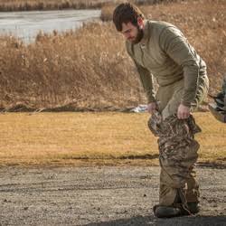 Banded Base Layer Bottom - Spanish Moss