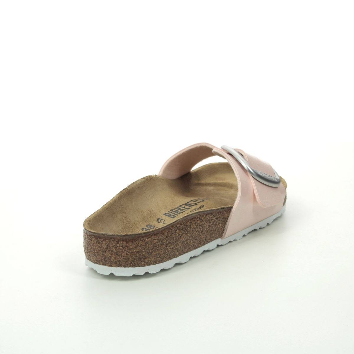 Birkenstock Madrid Buckle Pink Womens Slide Sandals 1018768 in Size 39