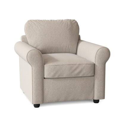 Wolsingham Manning Armchair Birch Lane Body Fabric: Nobletex Platinum