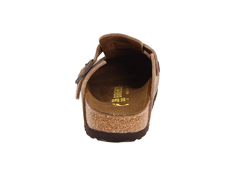 Birkenstock Boston - Oiled Leather (Unisex) Clog Shoes Tobacco Oiled Leather : EU 41 (US Men's 8-8.5 - Women's 10-10.5) Regular