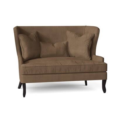 Woodbridge 59x22 Charles of London Settee Body Fabric: Tina Coffee