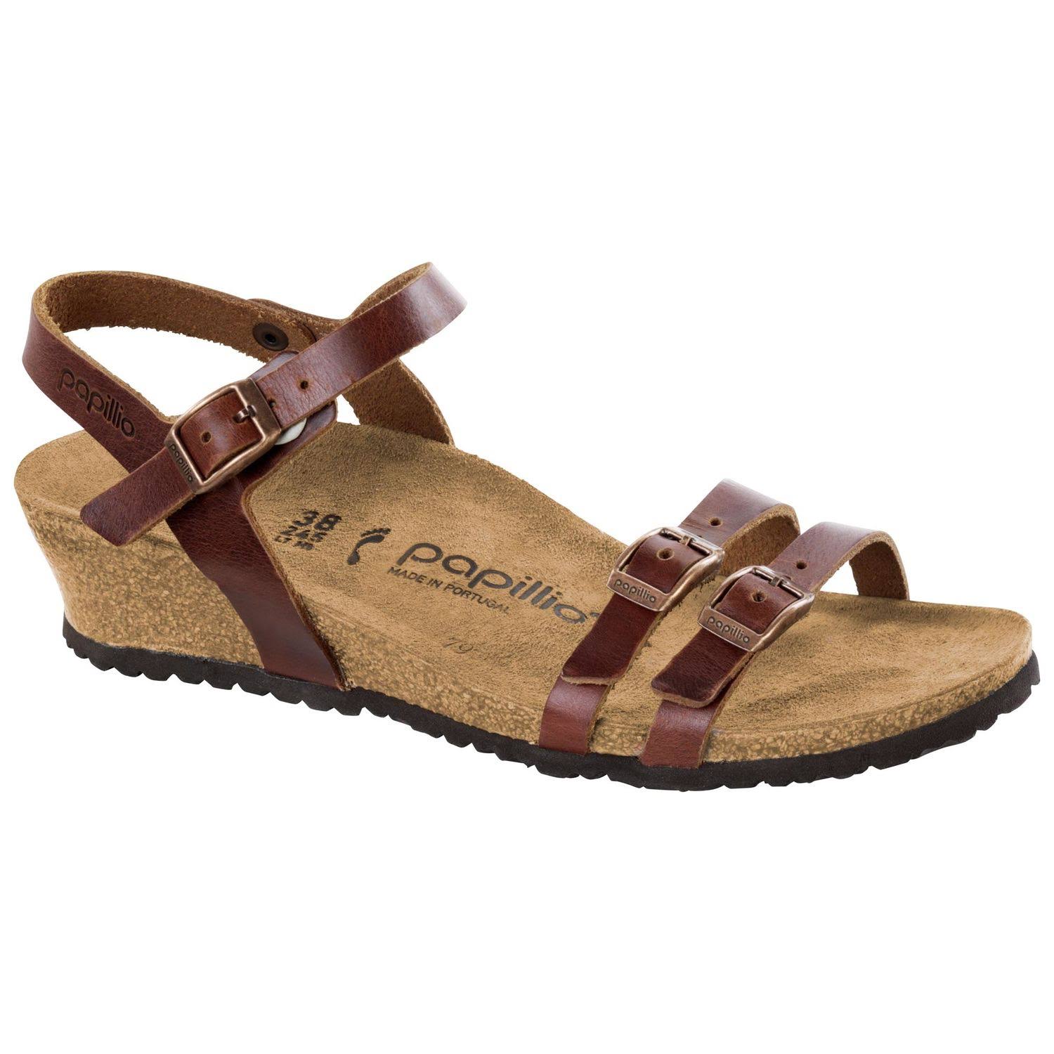 Birkenstock Women's Lana Sandal - 41 - Cognac