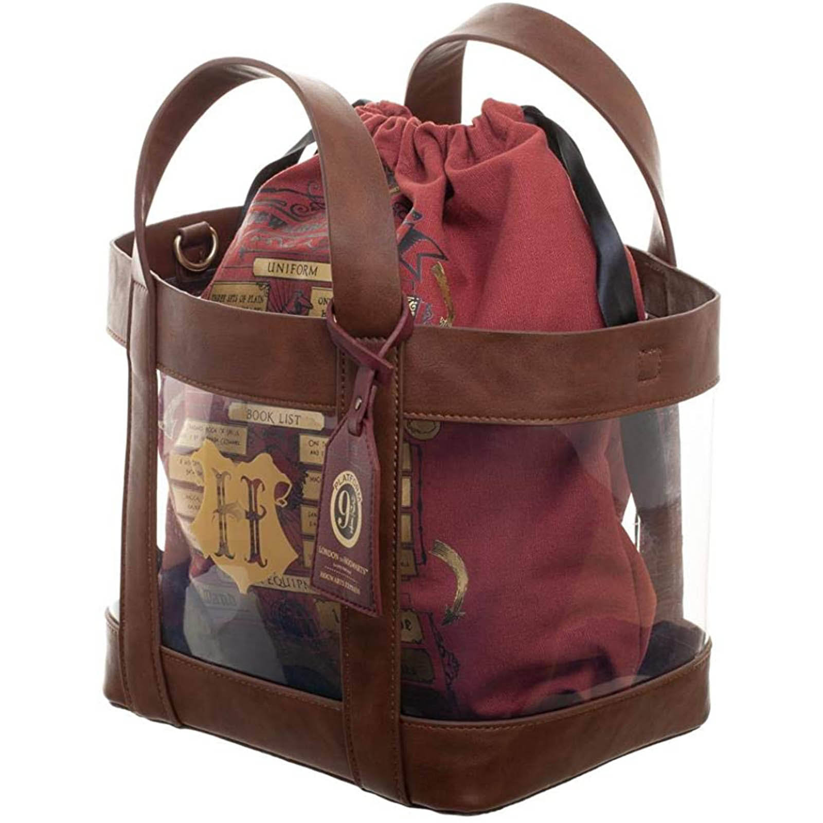 Harry Potter Clear Tote with Cinch Bag