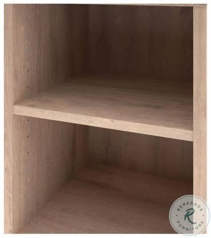 Bestar 22160-000009 Fom End Table in Rustic Brown