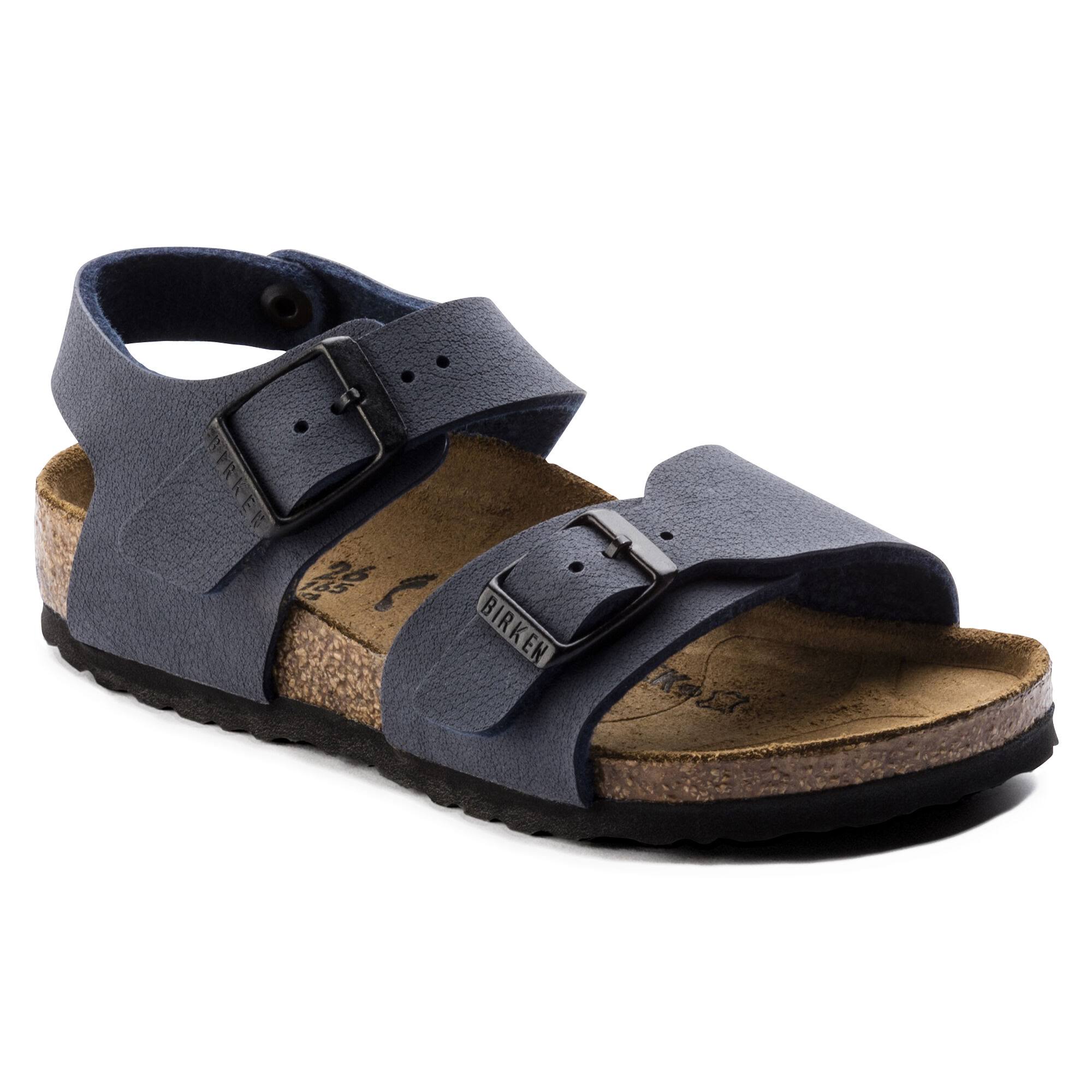 Birkenstock New York Kids Sandals - Navy