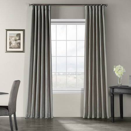 Sagunto Synthetic Room Darkening Thermal Rod Pocket Single Curtain Panel Size per Panel: 50x22 W x 120x22 L, Curtain Color: Silv