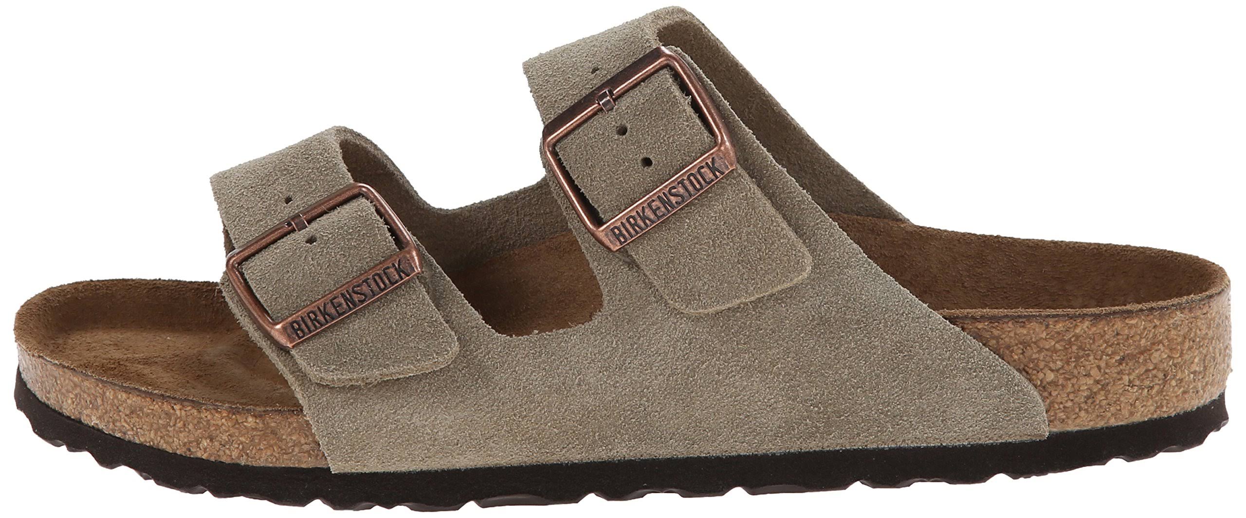 Birkenstock Womens Arizona Leather Open Toe Casual Slide Sandals