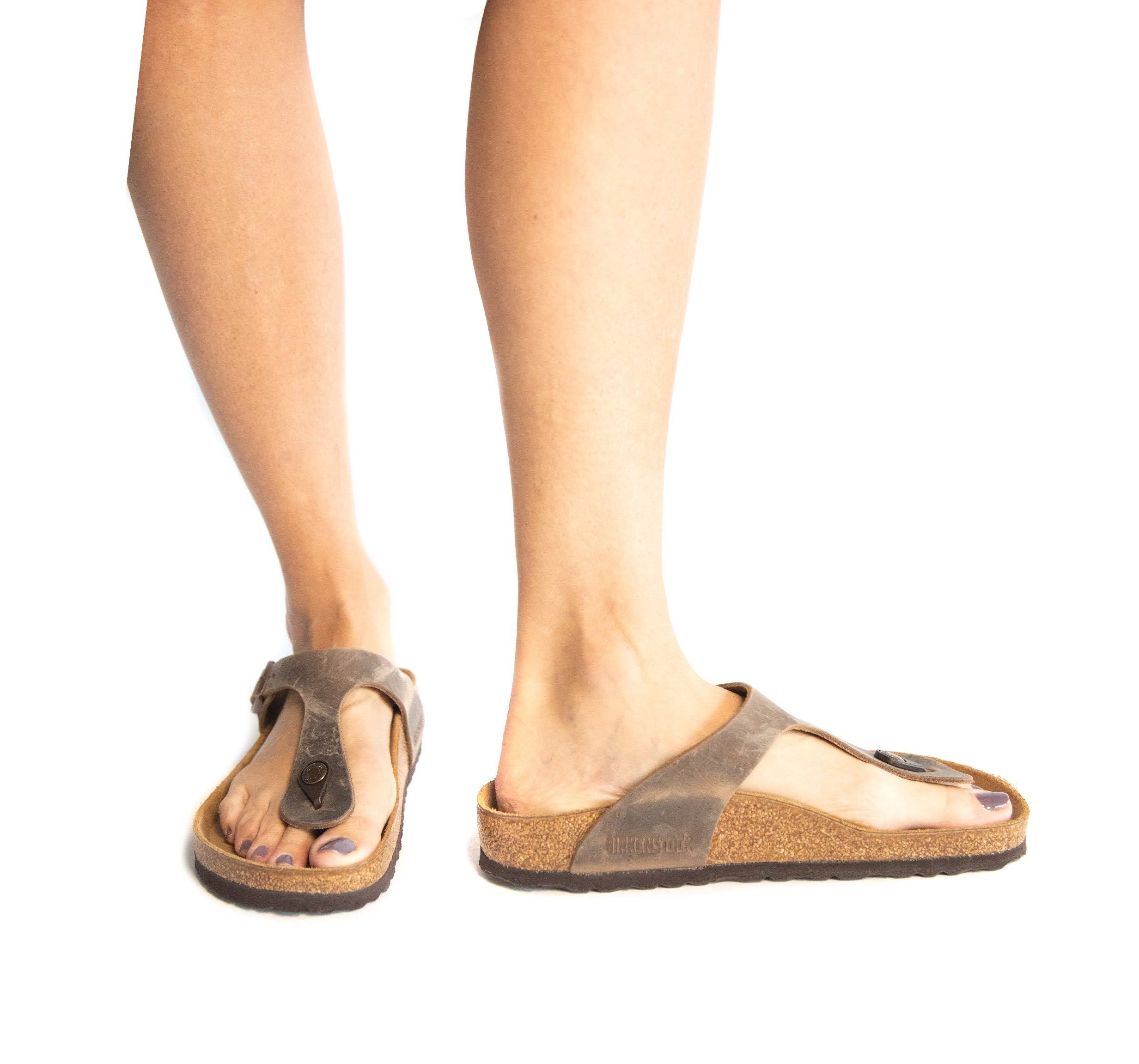 Birkenstock Women's Gizeh Habana Oiled Leather, 37