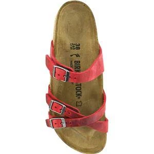 Birkenstock Franca Fire Red Oiled Leather / 36 / Narrow