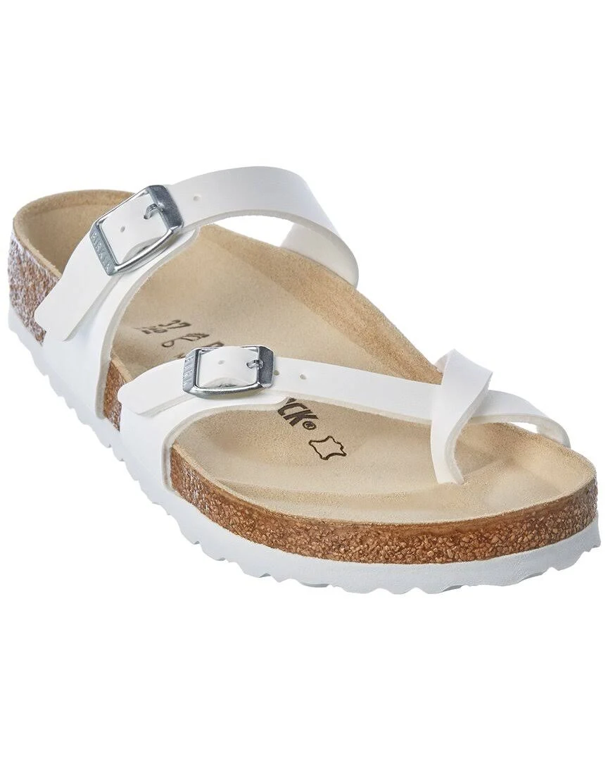 Birkenstock Mayari Birko-Flor Sandal, 39 / White