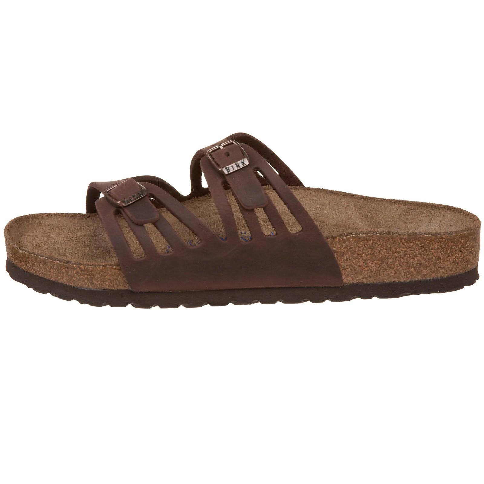 Birkenstock Women's Granada Soft Footbed (40 Habana Oiled Leather)