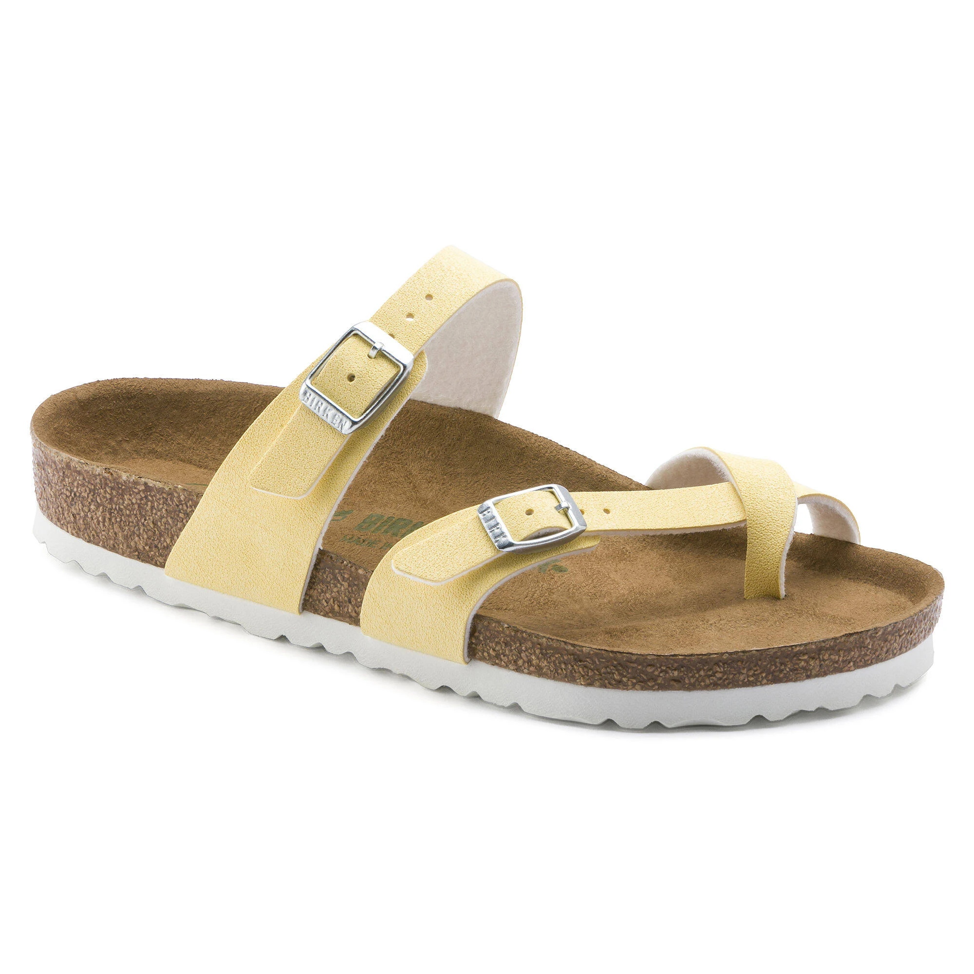 Birkenstock Mayari Birko-Flor Brushed Vanilla Thong Sandals