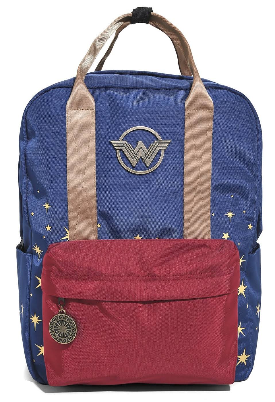 Bioworld DC Wonder Woman Double Handle Backpack, Women's, Size: One size, Gold