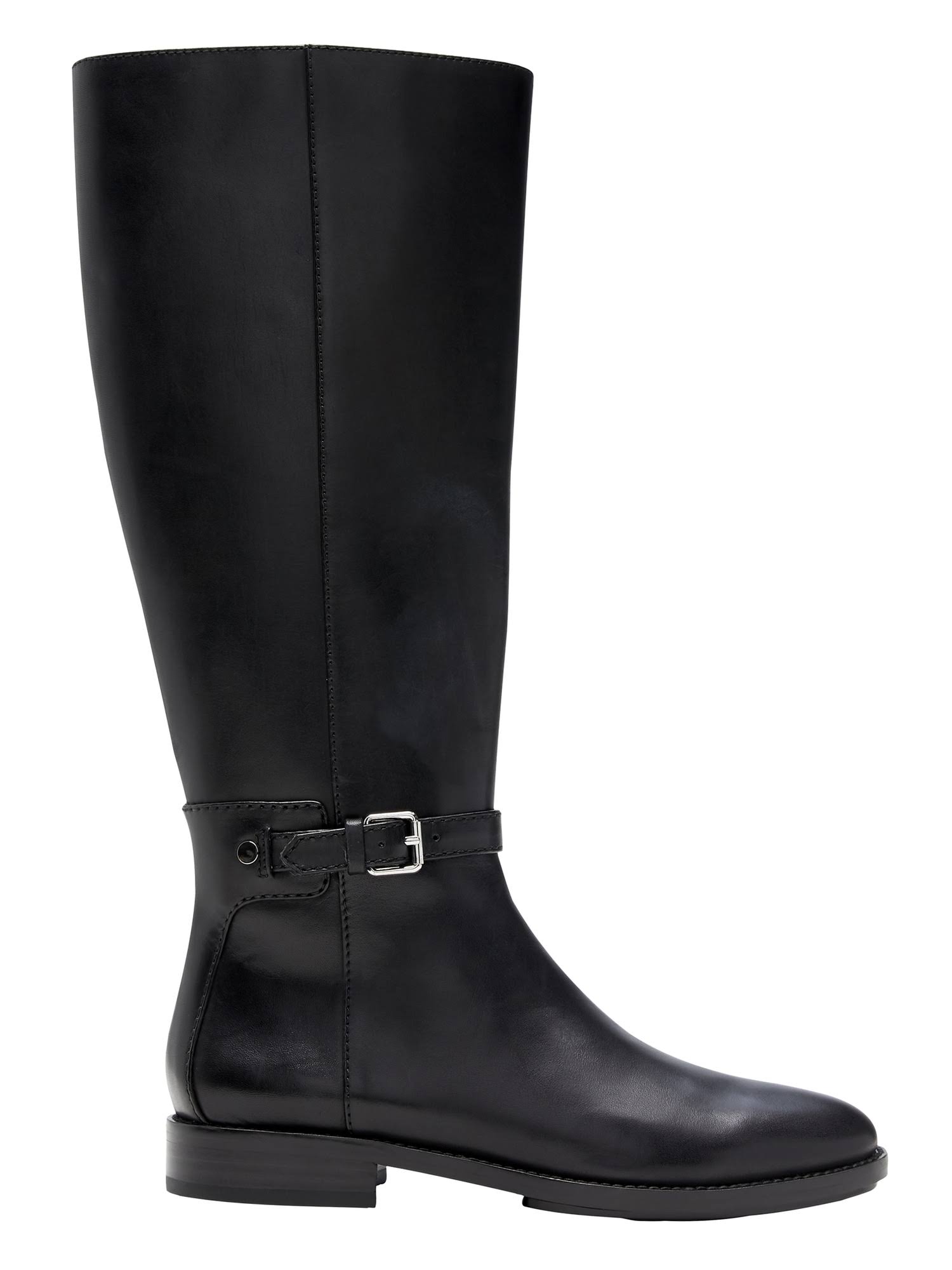 Banana Republic Women's Riding Boot Black Leather Size 5