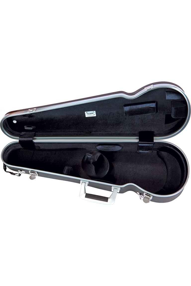 BAM Panther Hightech Contoured Violin Case Black