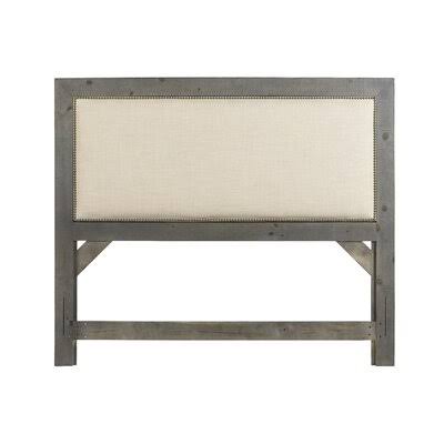 Lockridge Upholstered Solid Wood Panel Headboard Birch LANE? Size: King, Color: Distressed Dark Gray
