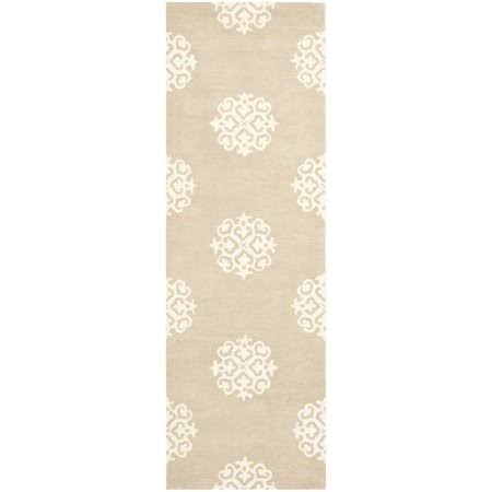 Alcott Hill Marcello Beige/Ivory Area Rug, Size: Runner 2&6 inch x 12&