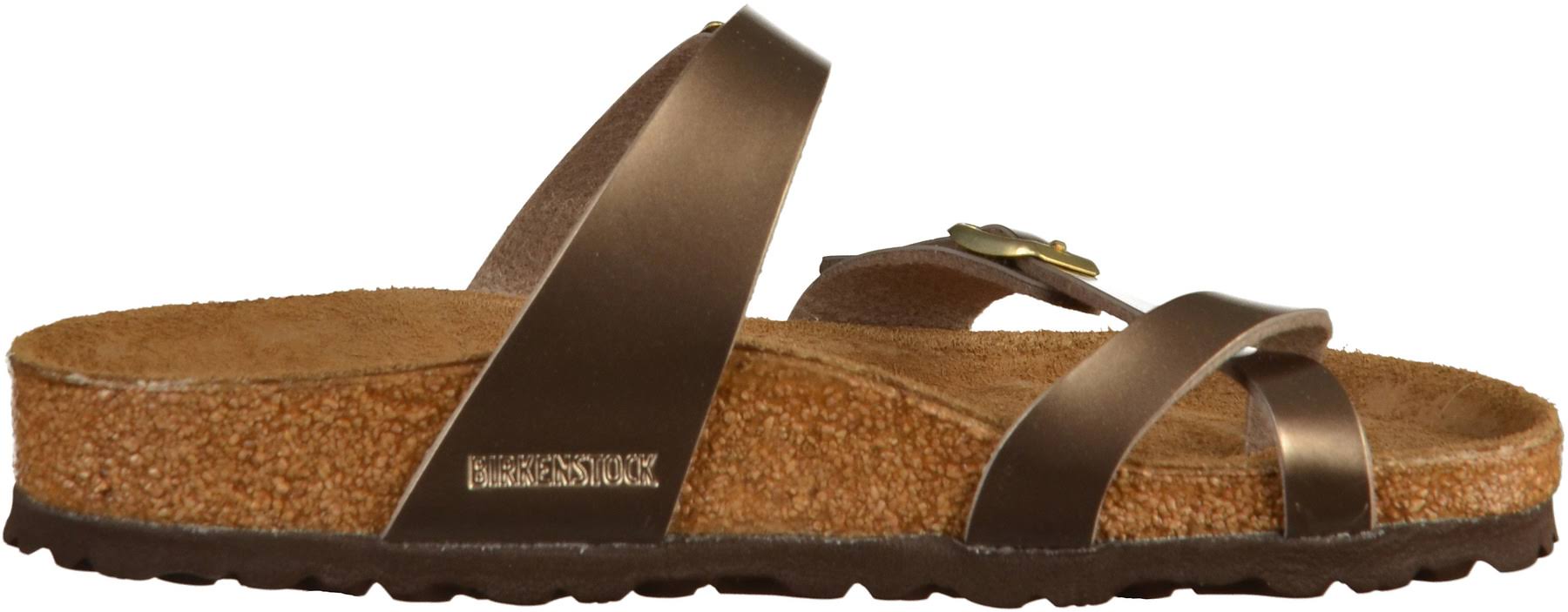Birkenstock Mayari Sandals - Electric Metallic Taupe