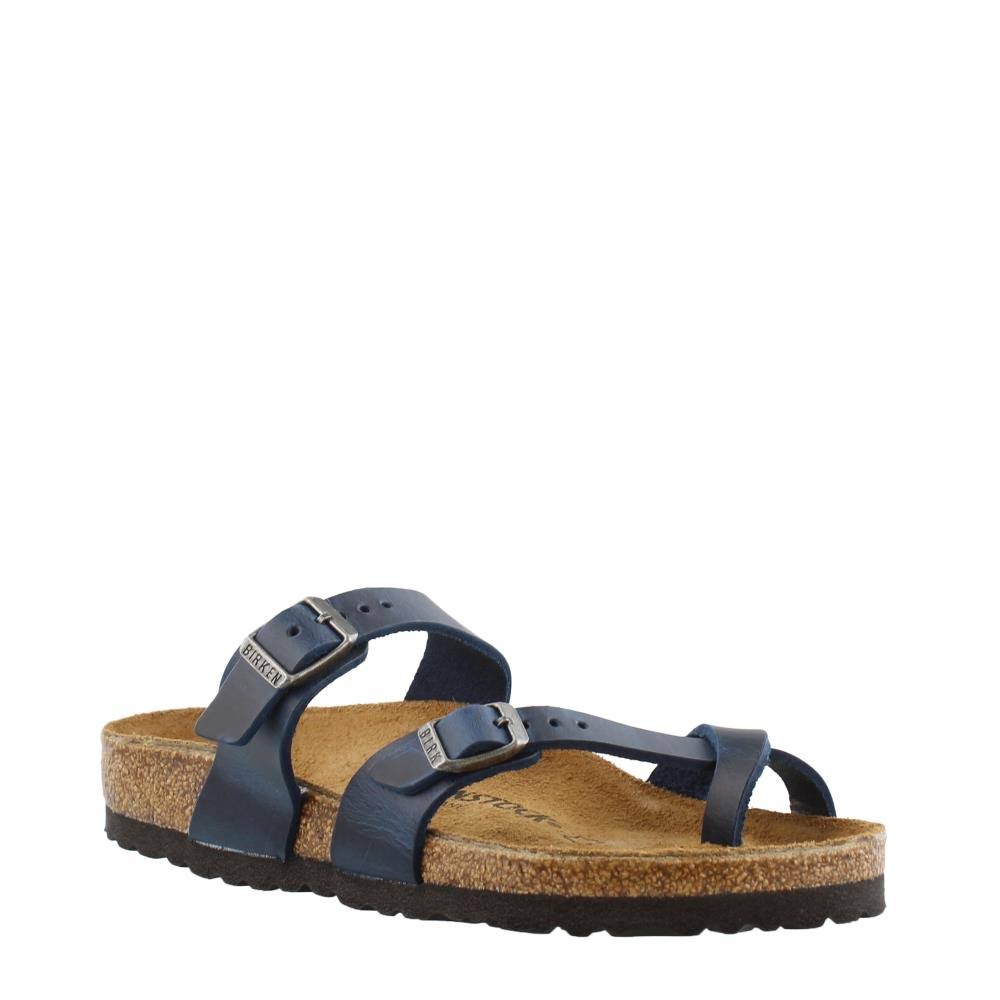Birkenstock Women's Mayari Sandal - 36 - Blue Oiled Leather