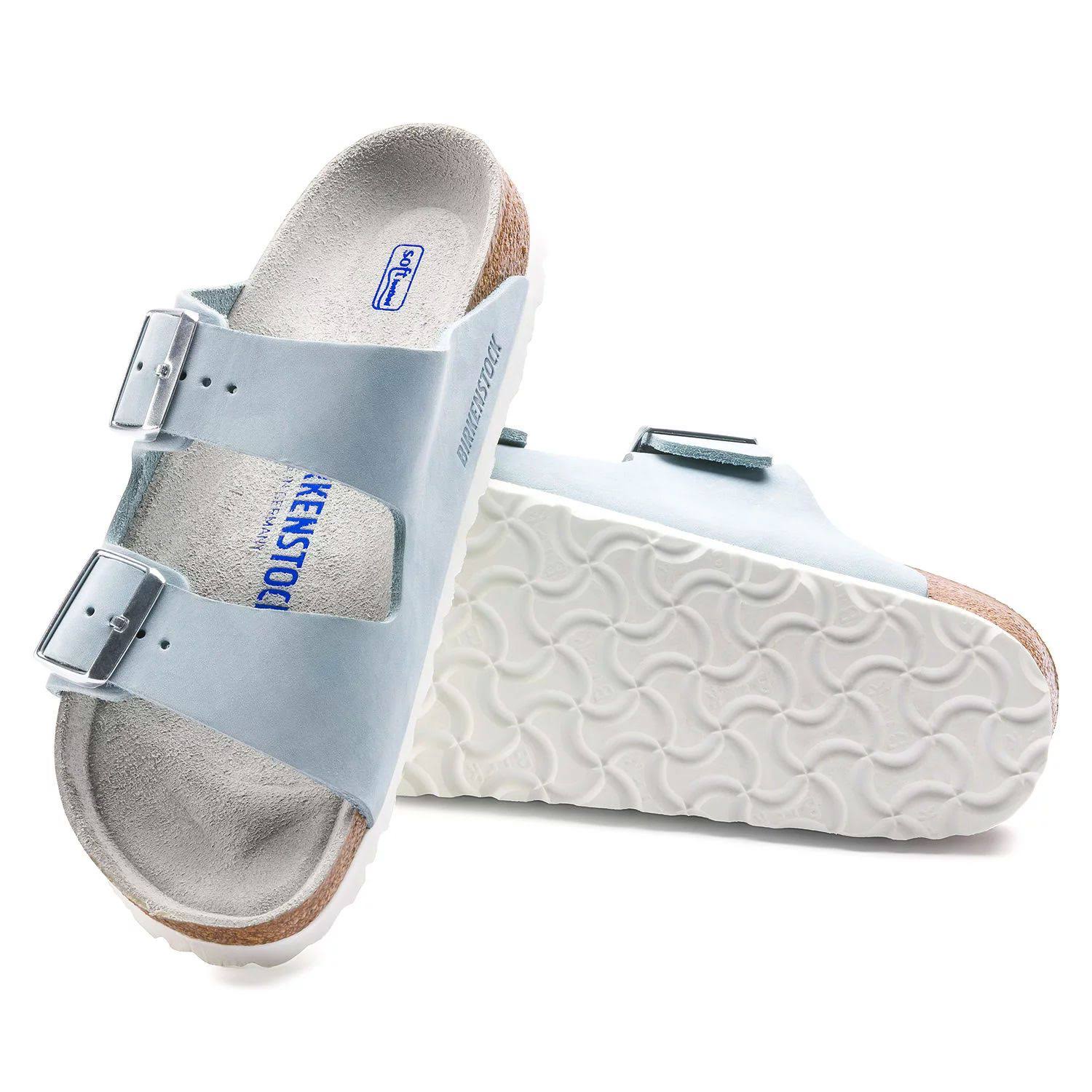 Birkenstock Arizona Soft Footbed (Sky Nubuck) Women's Sandals