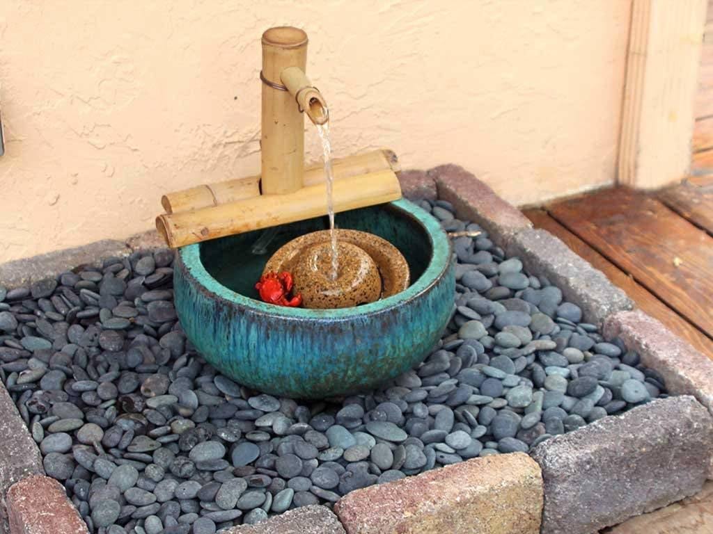 Bamboo Accents 7-In. Adjustable Spout and Pump Fountain Kit