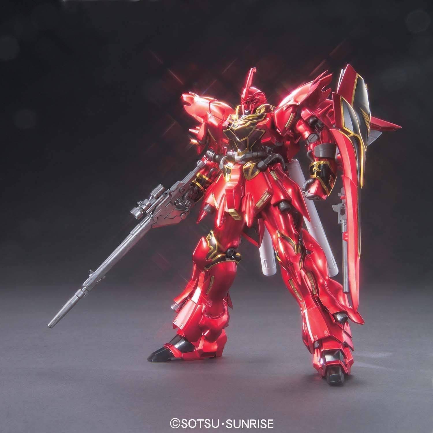 Bandai 1/144 HGUC MSN-06S Sinanju Titanium Finish Ver.