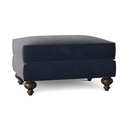 Birch Lane Durham 37x22 Rectangle Standard Ottoman Body Fabric: Empire Indigo