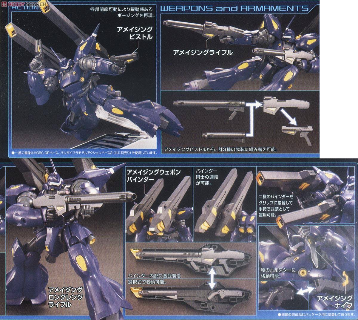 Bandai Hobby HGBF Kampfer Amazing Model Kit (1/144 Scale)