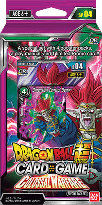 Dragon Ball Super Special Pack Set 4 Display - Colossal Warfare