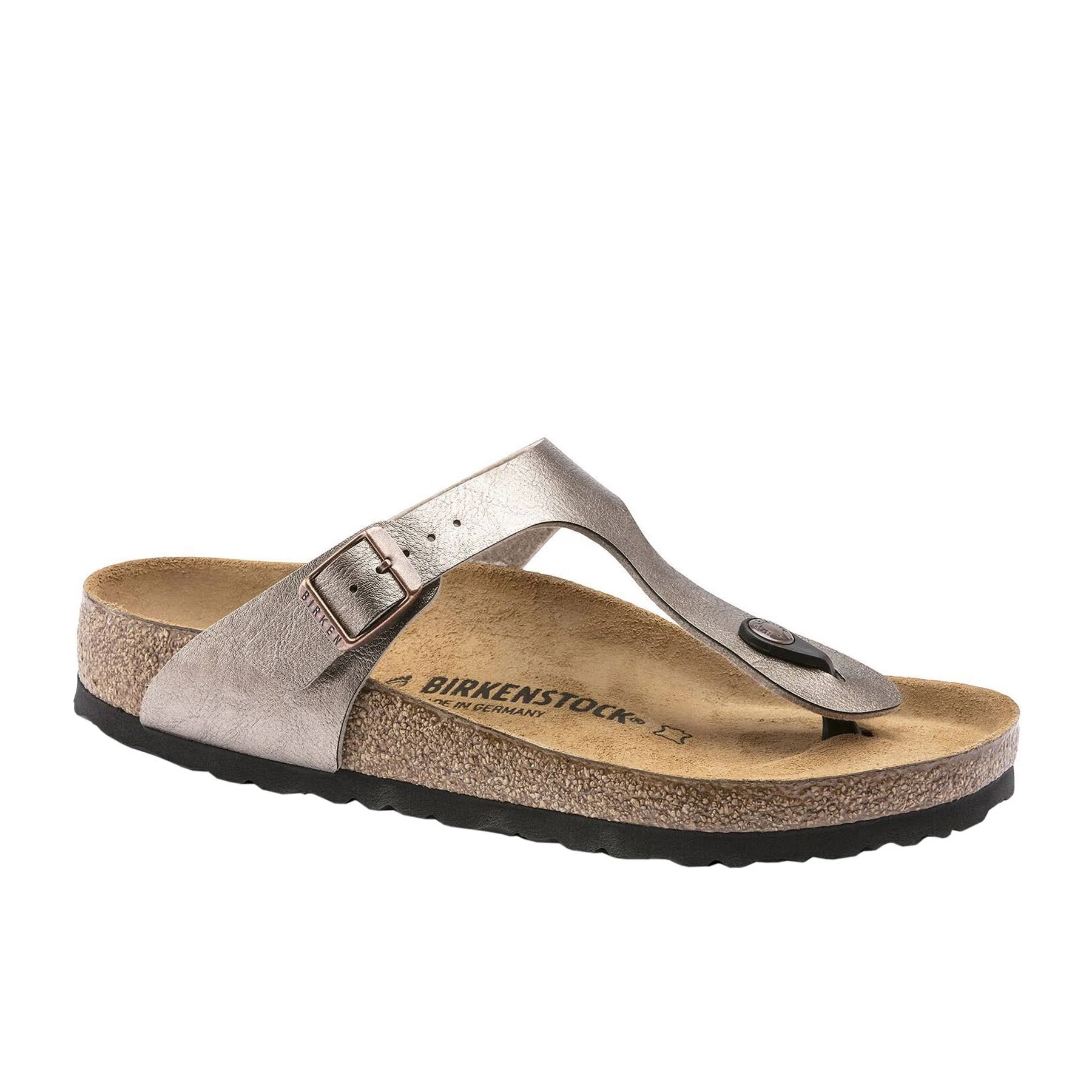 Birkenstock Gizeh Birko Flor Regular Ladies Sandals - Graceful Taupe