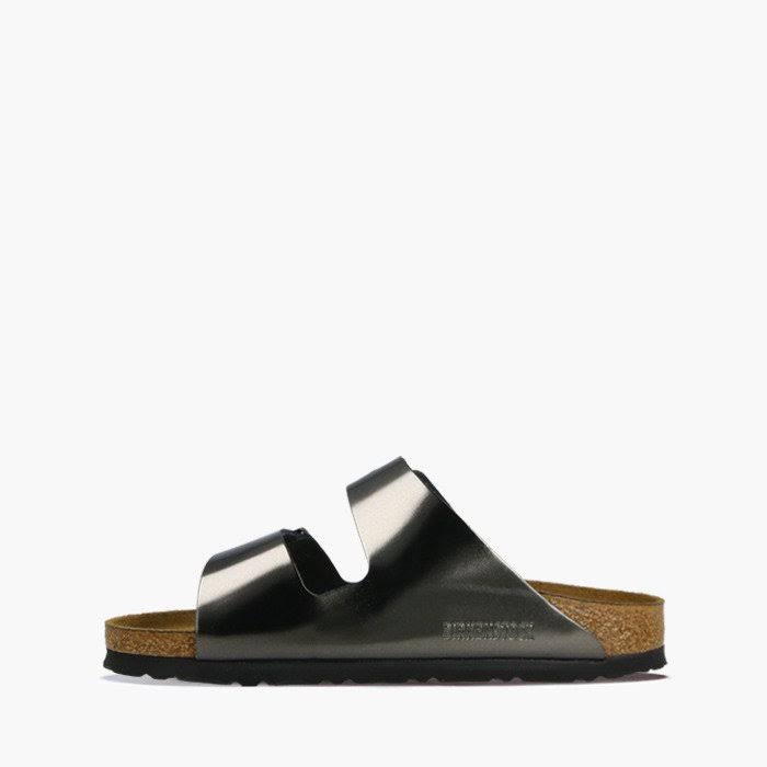 Birkenstock N Arizona Soft Footbed Metallic Anthracite / 41