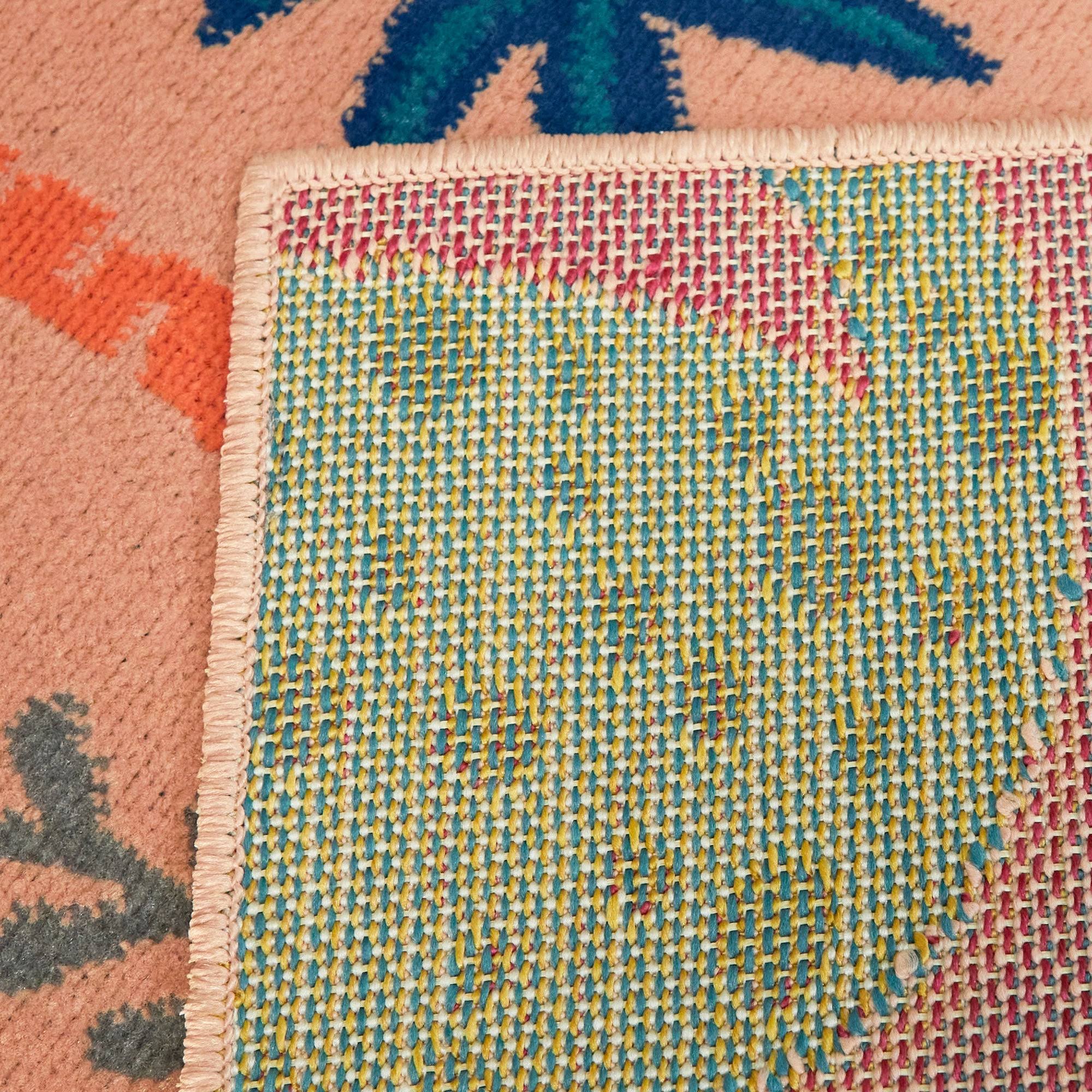 Balta Serengeti Pink 4 ft. x 6 ft. Kids Area Rug