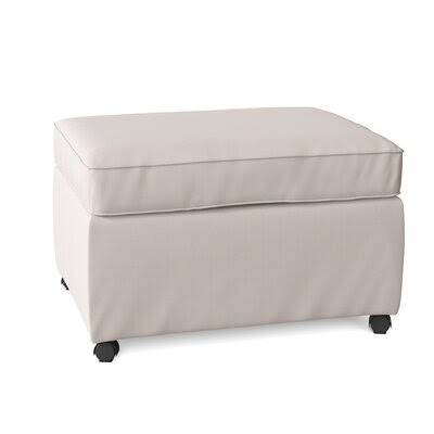 Birch Lane Manning 28x22 Rectangle Standard Ottoman Body Fabric: Sunbrella Canvas Canvas