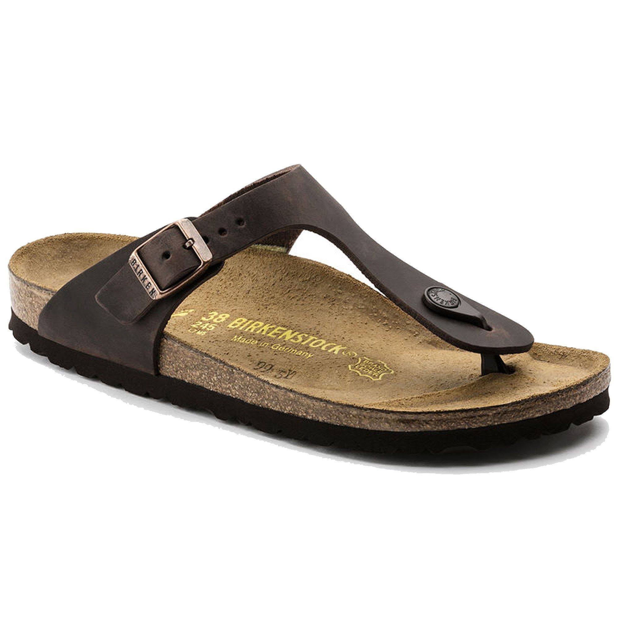 Birkenstock Women's Gizeh Habana Oiled Leather, 37