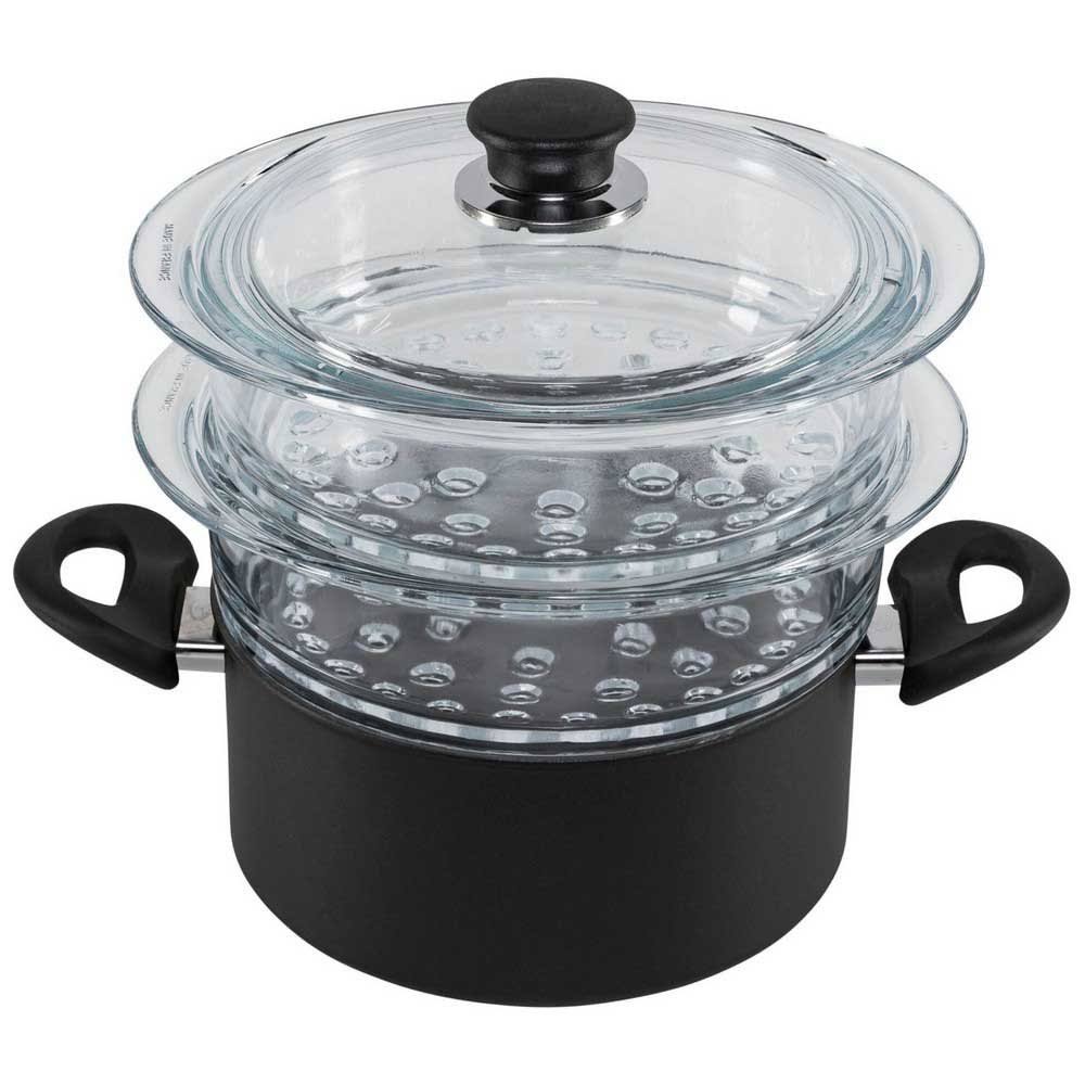 Ballarini 8225IH.20 GLI Speciali Cuocivapore Glass Steamer Set