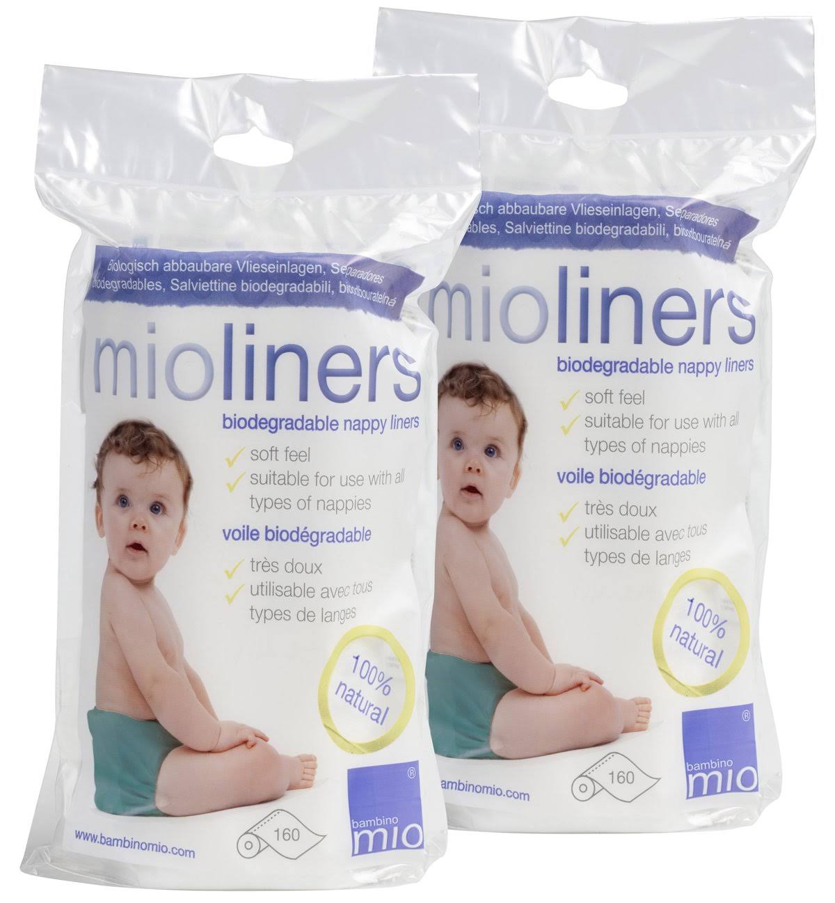 Bambino Mio Mioliners Diaper Liners 2 Pack