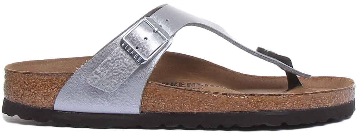 Birkenstock Sandals | Gizeh, Silver