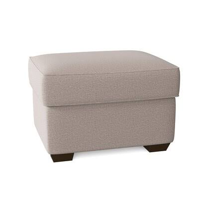 Birch Lane Swifton 29x22 Rectangle Standard Ottoman Body Fabric: Elle Linen