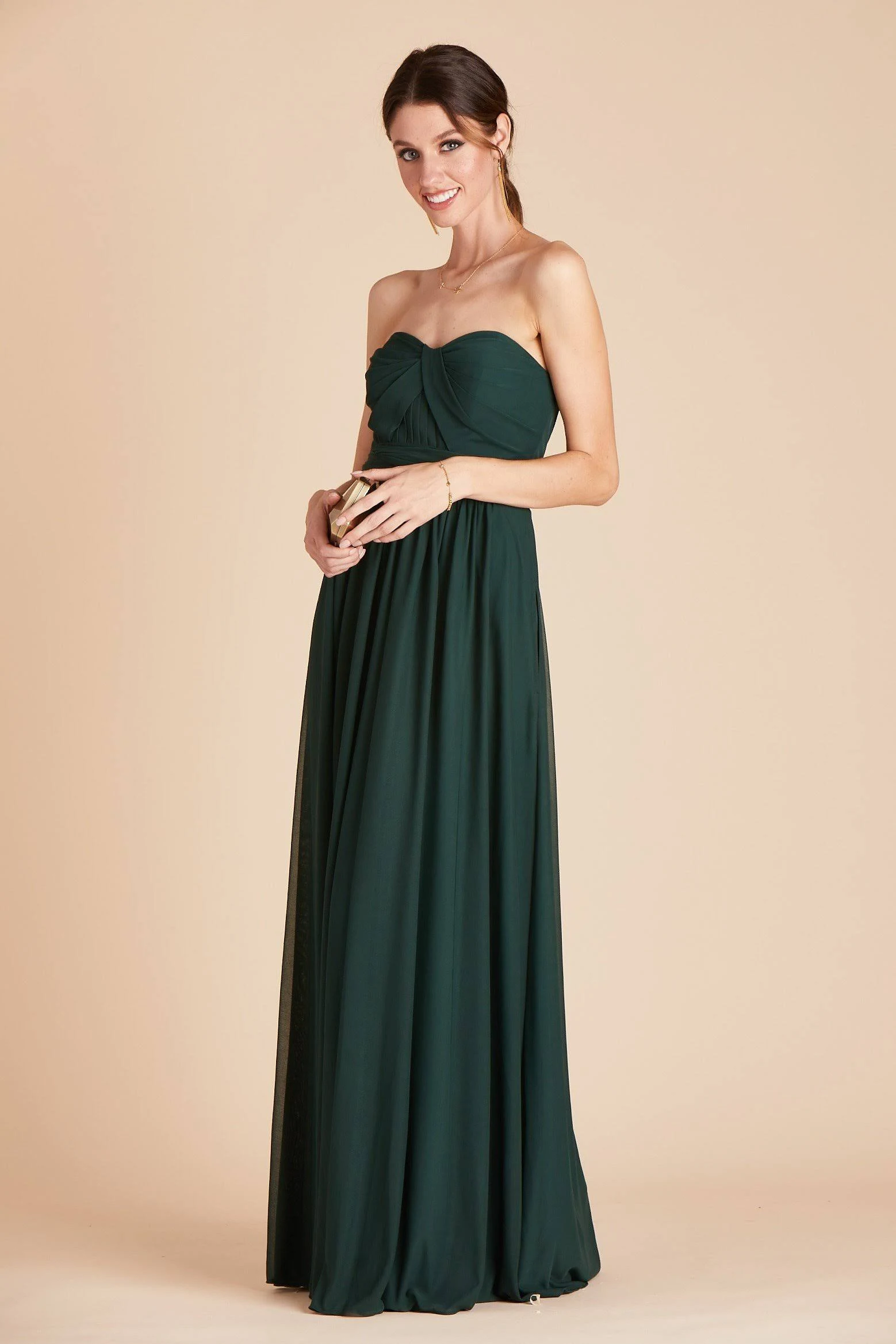 Birdy Grey Chicky Convertible Bridesmaid Dress in Emerald Xs / Emerald