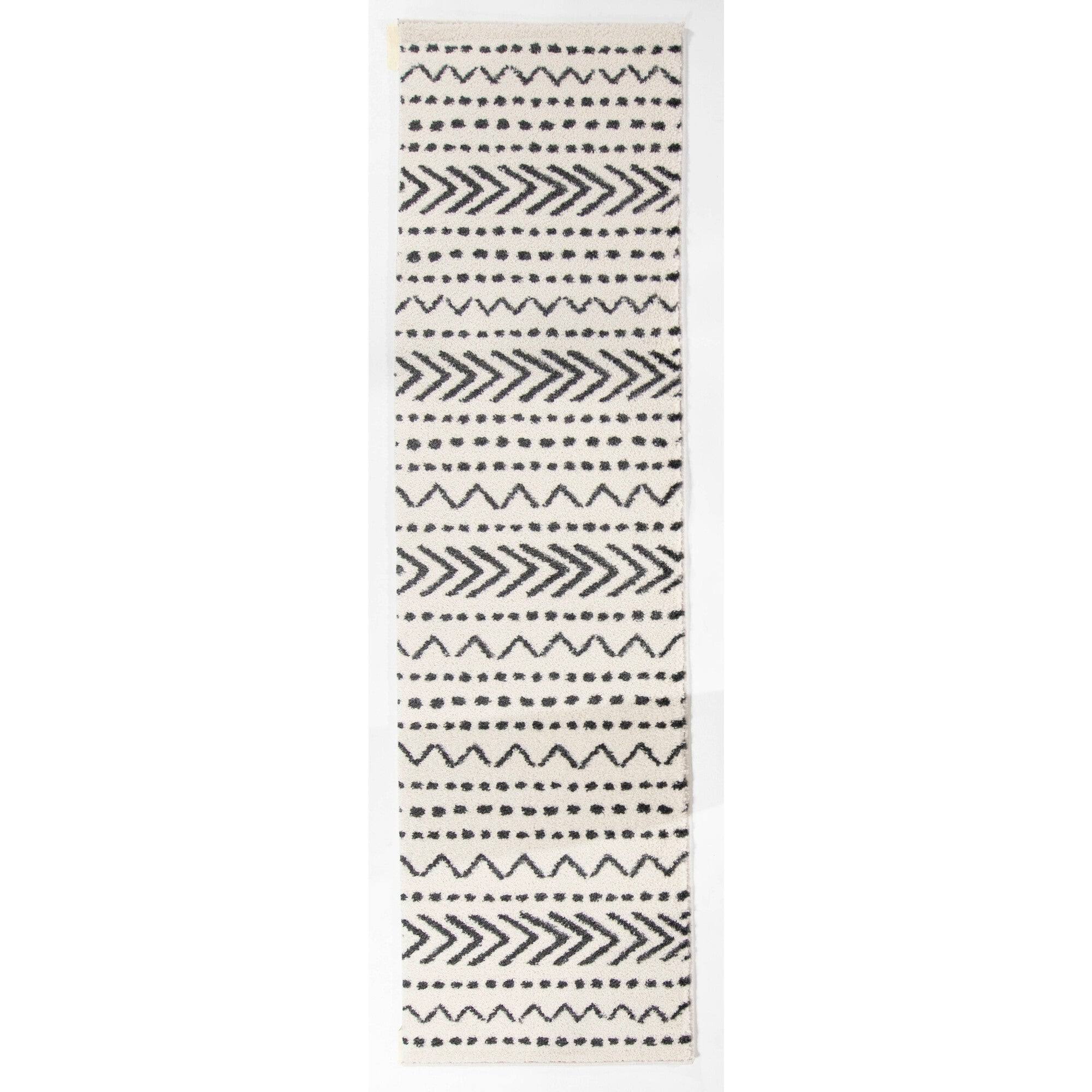 Balta Adebayo Cream 8 ft. x 10 ft. Moroccan Area Rug, Ivory